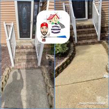 Ensley's Driveway, Sidewalk, and Front Steps Cleaning in Newport News, VA 1